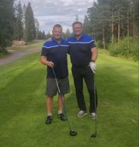 Marko ja Jukka Jalonen golf-kisassa